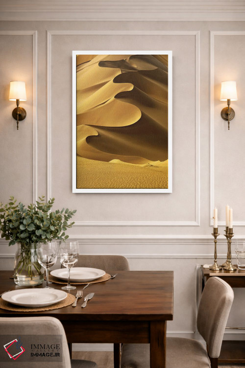 تابلو دکوراتیو در تلماسه ها ۲ اثر دیزاین فابریکن - D1W