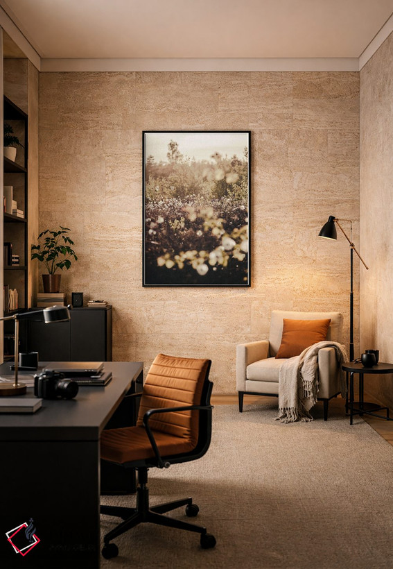 تابلو دکوراتیو مزرعه طلایی اثر دیزاین فابریکن - D5B