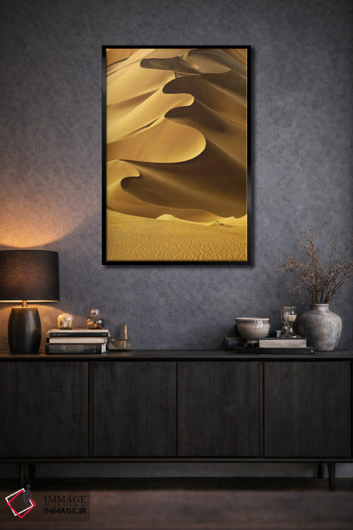 تابلو دکوراتیو در تلماسه ها ۲ اثر دیزاین فابریکن - D3B