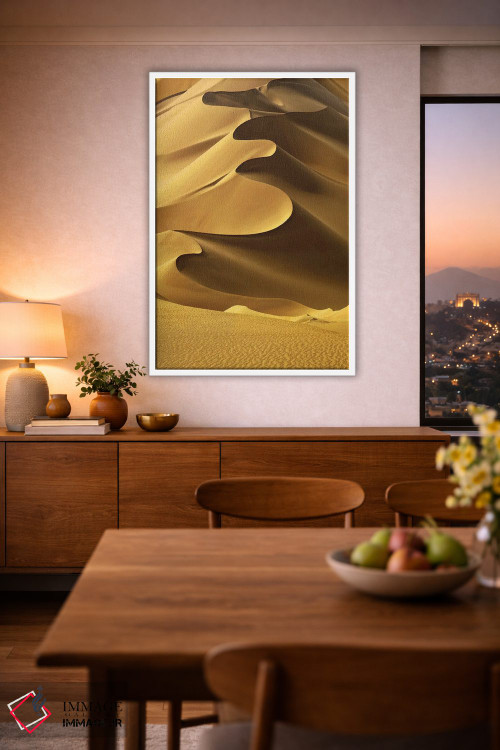 تابلو دکوراتیو در تلماسه ها ۲ اثر دیزاین فابریکن - D2W