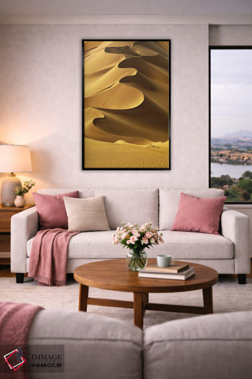 تابلو دکوراتیو در تلماسه ها ۲ اثر دیزاین فابریکن - D6B