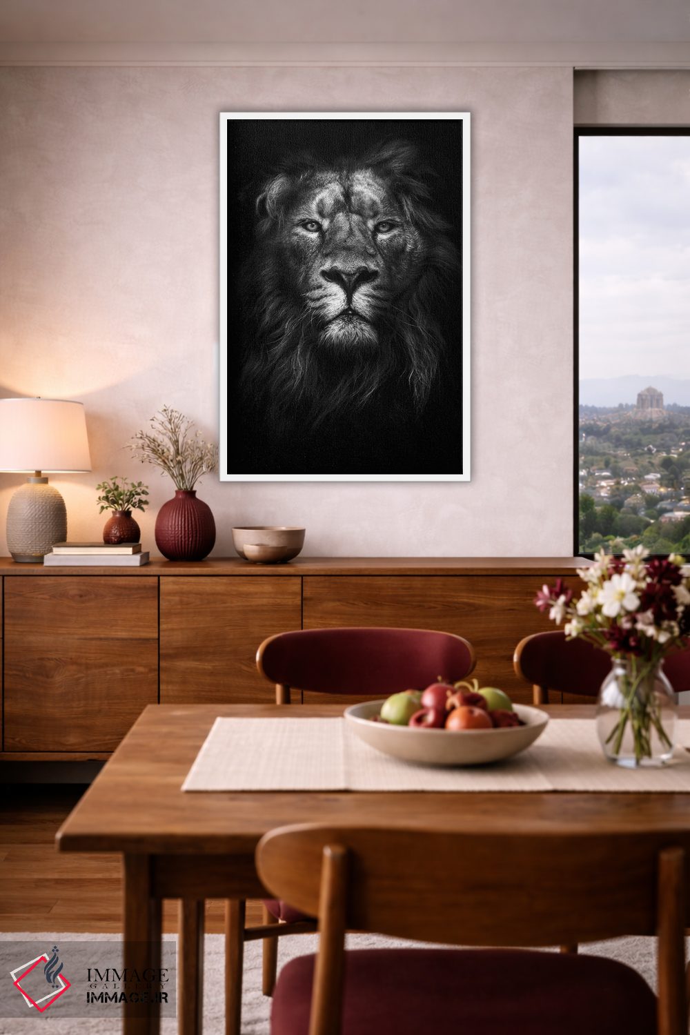 تابلو دکوراتیو شاه شاهان اثر دیزاین فابریکن - D3W