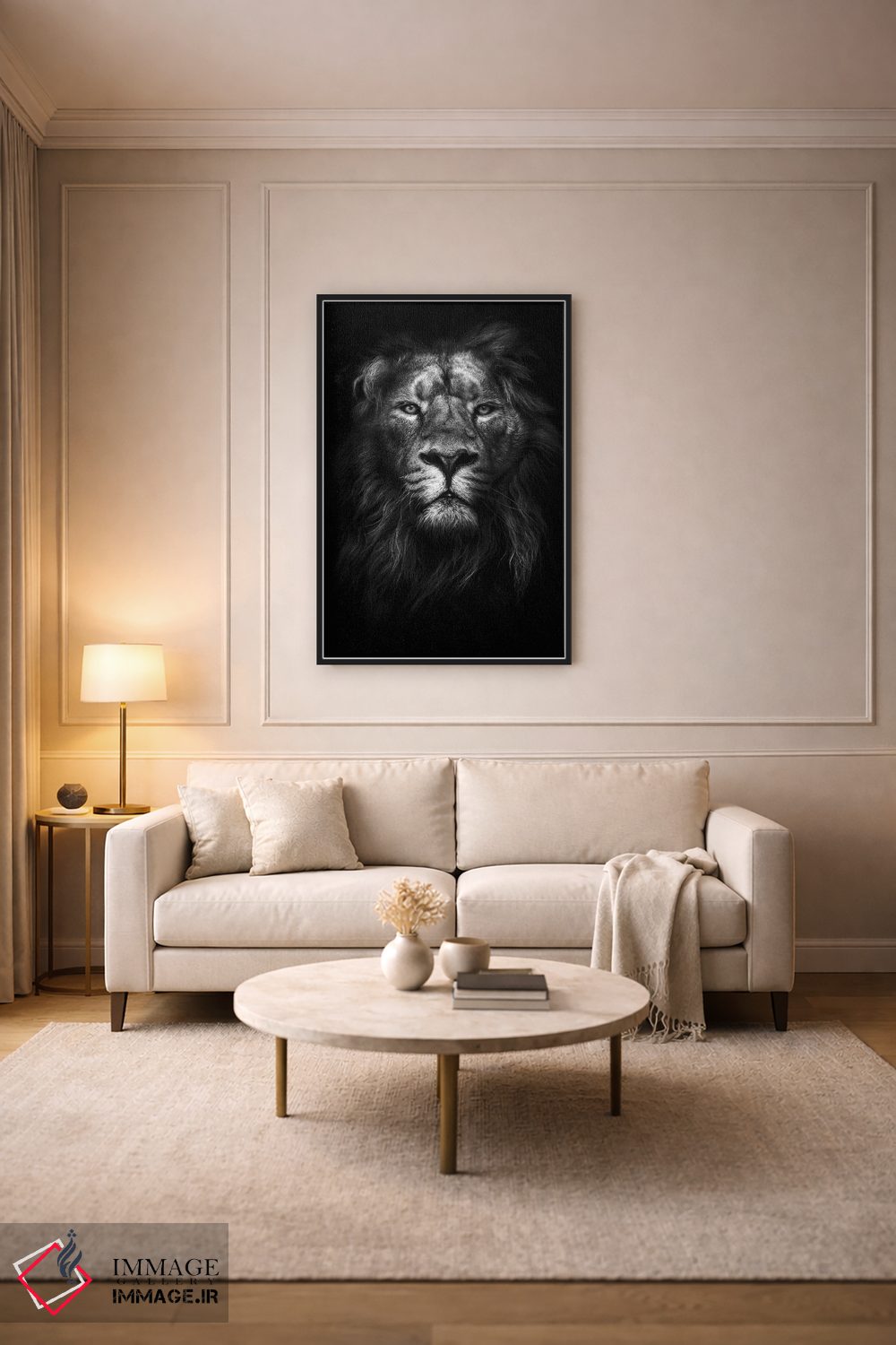 تابلو دکوراتیو شاه شاهان اثر دیزاین فابریکن - D4B