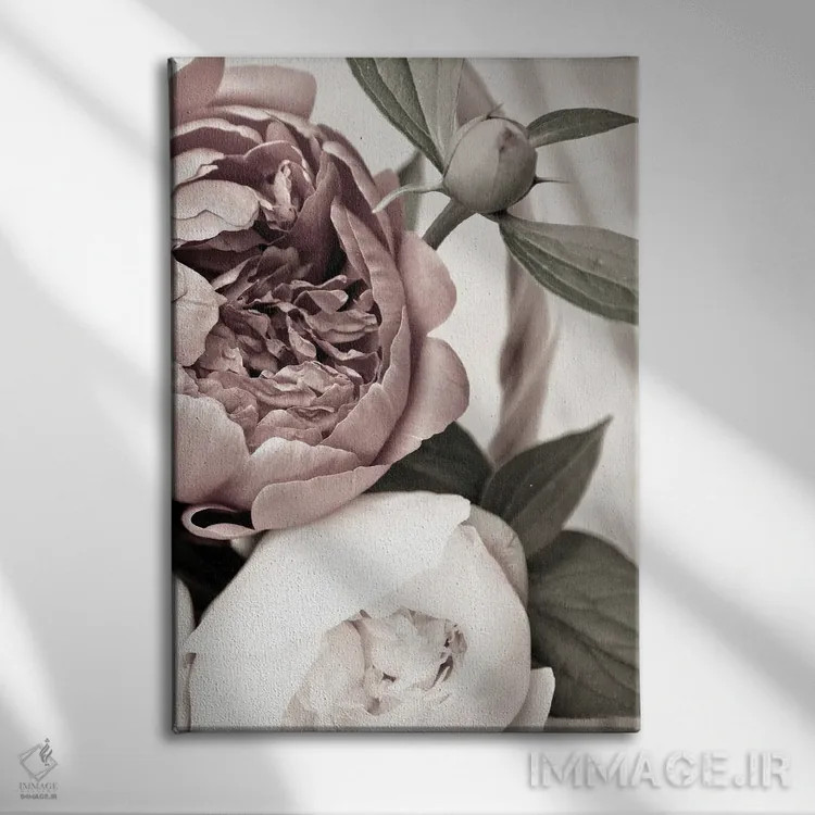 تابلو دکوراتیو مجلل ۲ اثر دیزاین فابریکن - نمای روبهرو روی دیوار