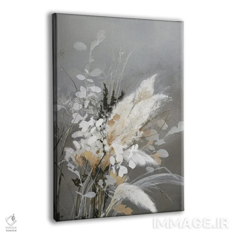 تابلو دکوراتیو برگ های روشن ۲ اثر دیزاین فابریکن - نمای پرسپکتیو محصول