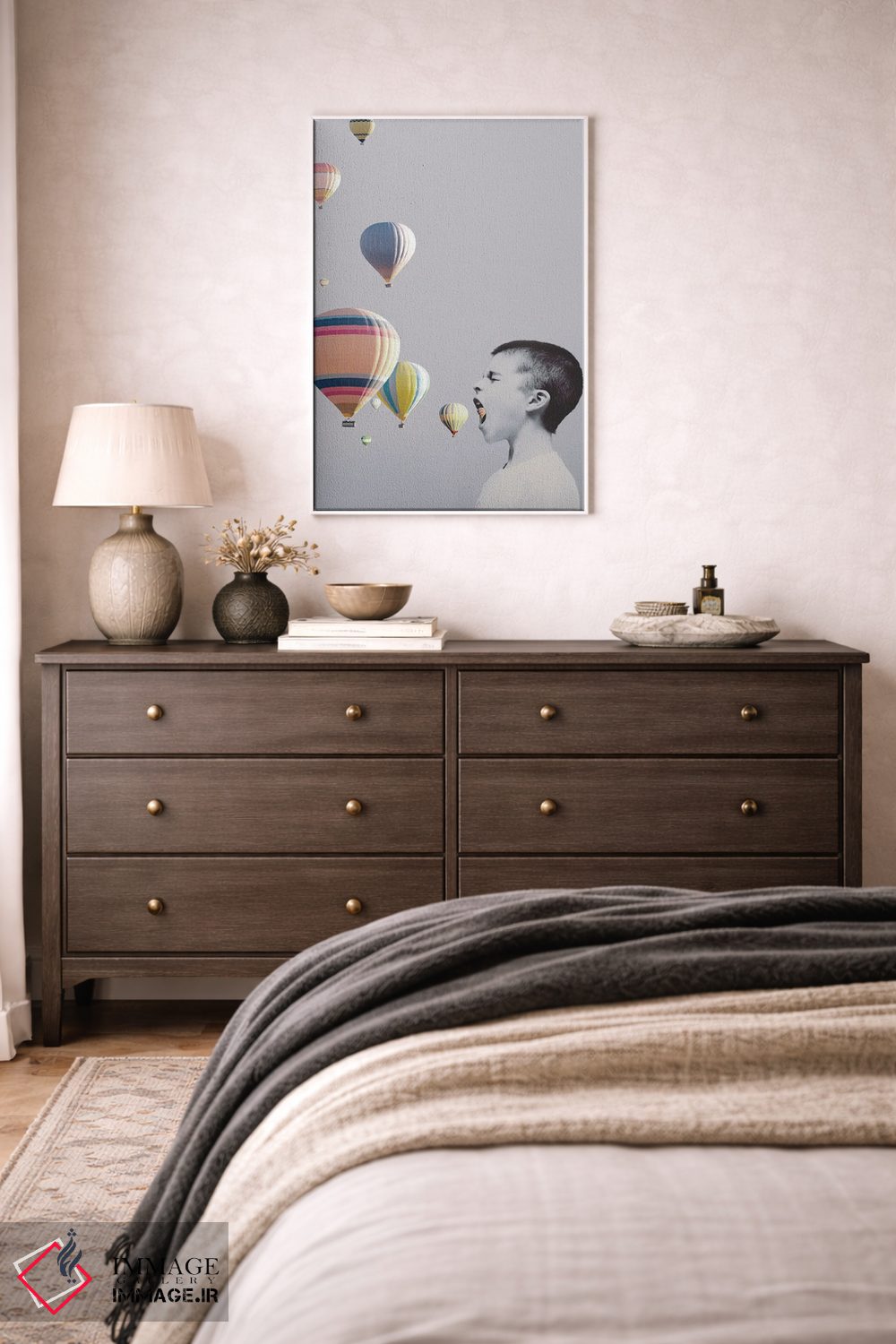 تابلو دکوراتیو دهان بزرگ من اثر دیزاین فابریکن - D1W