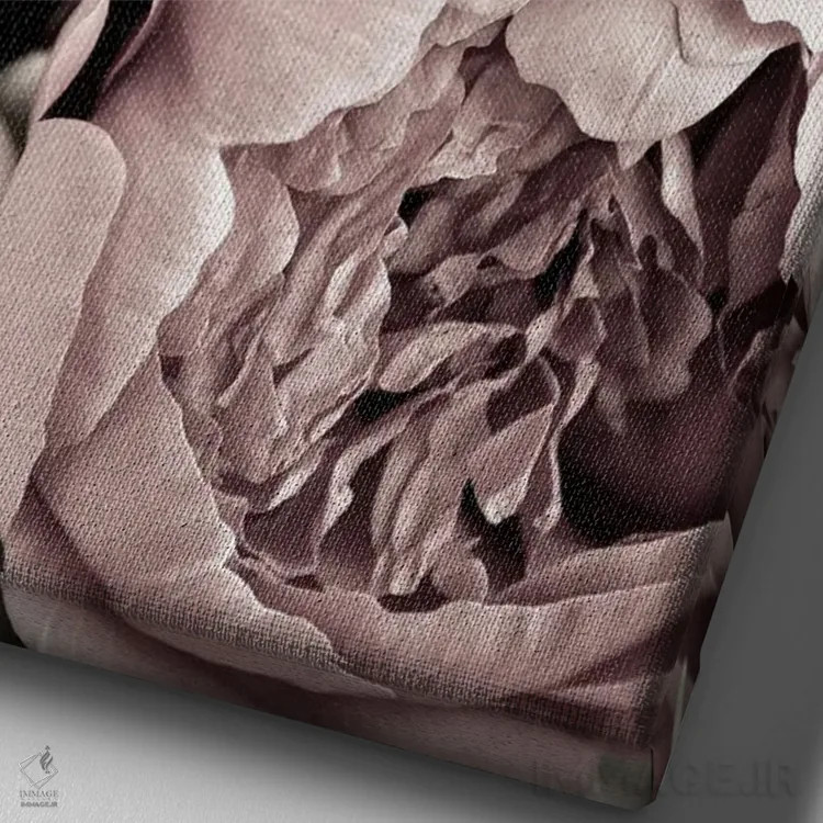 تابلو دکوراتیو مجلل ۱ اثر دیزاین فابریکن - نمای نزدیک بافت بوم