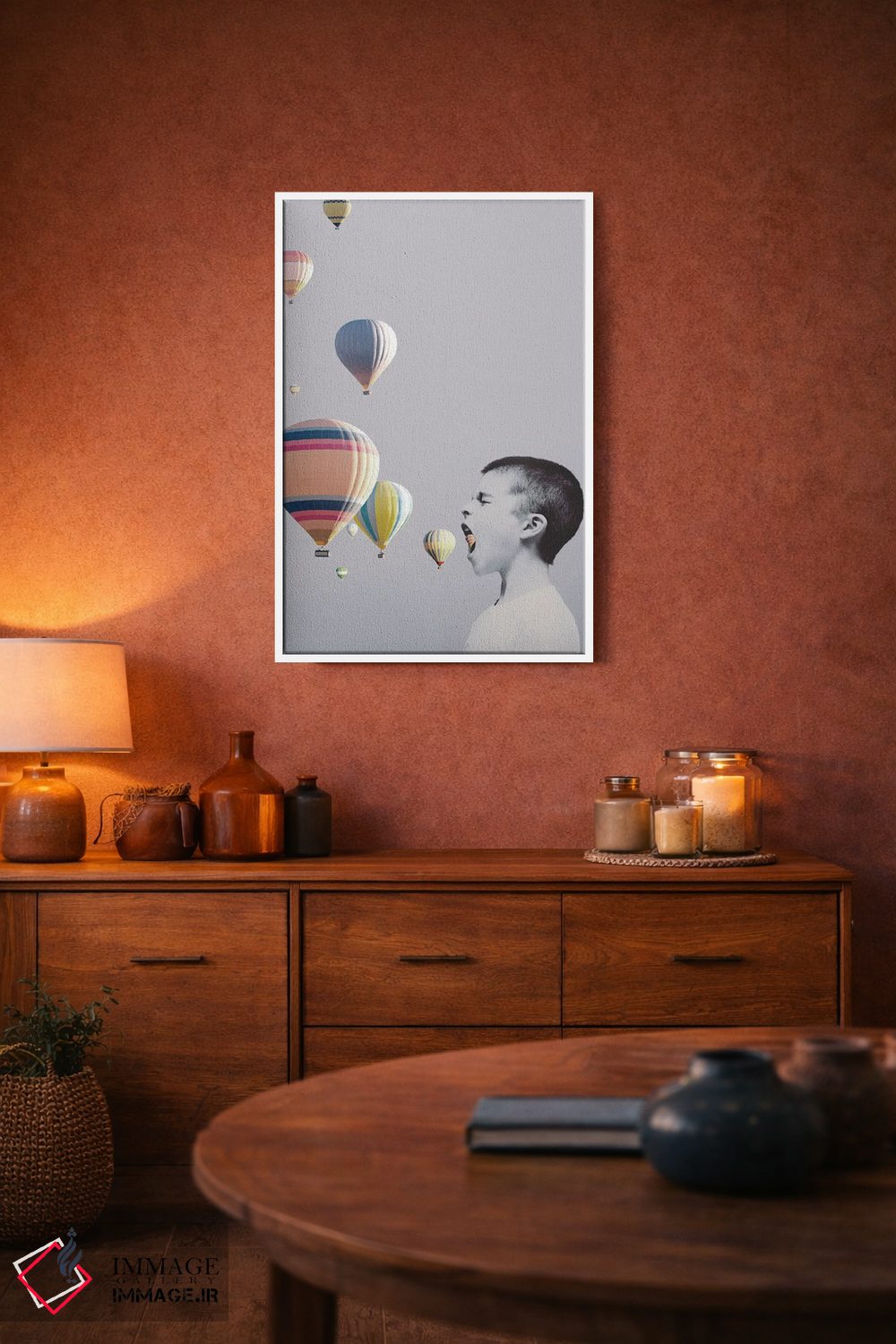 تابلو دکوراتیو دهان بزرگ من اثر دیزاین فابریکن - D2W