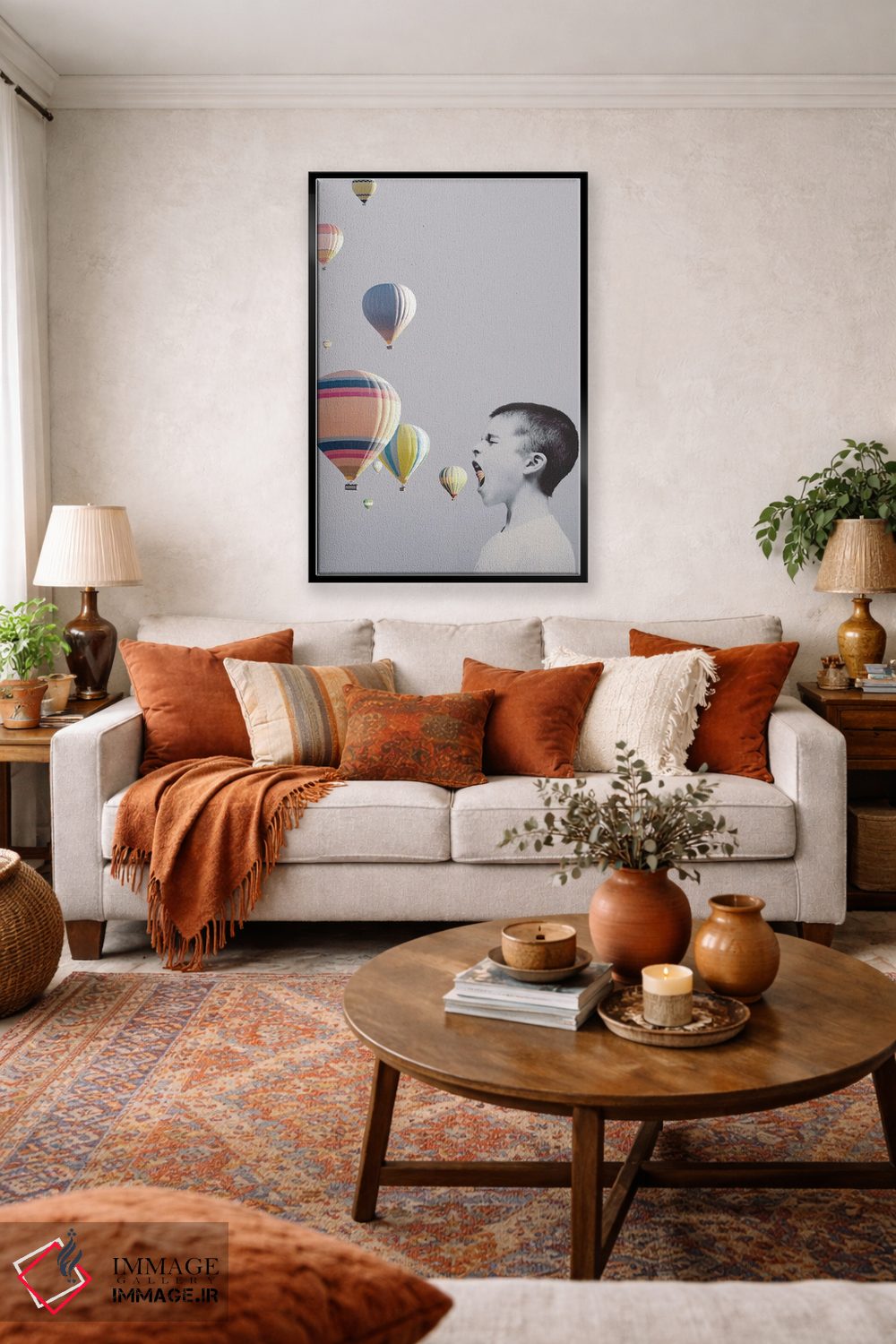 تابلو دکوراتیو دهان بزرگ من اثر دیزاین فابریکن - D3B