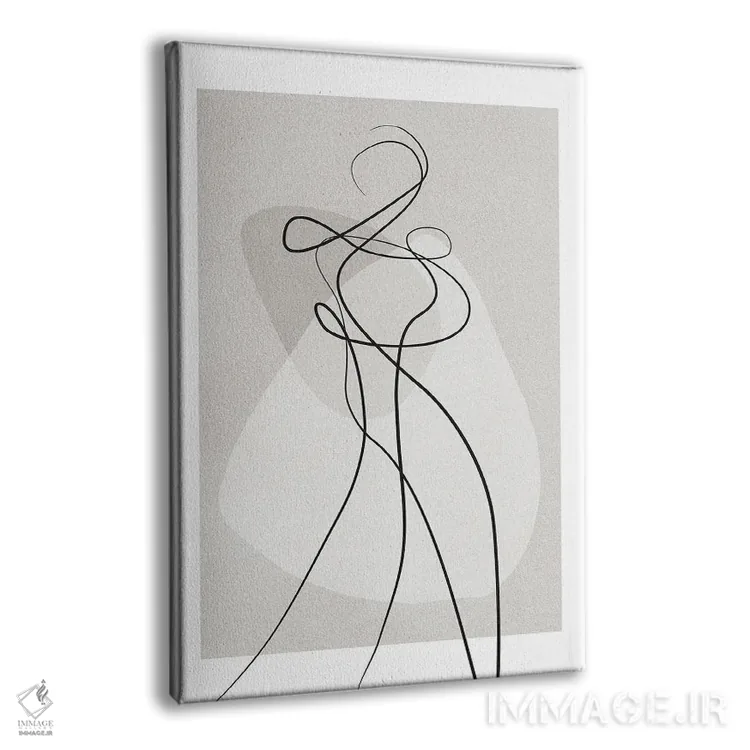 تابلو مینیمال شکل تو ۴ اثر دیزاین فابریکن - نمای پرسپکتیو محصول