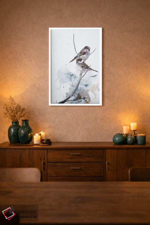 تابلو دکوراتیو کنجکاوی ۱ اثر دیزاین فابریکن - D1W