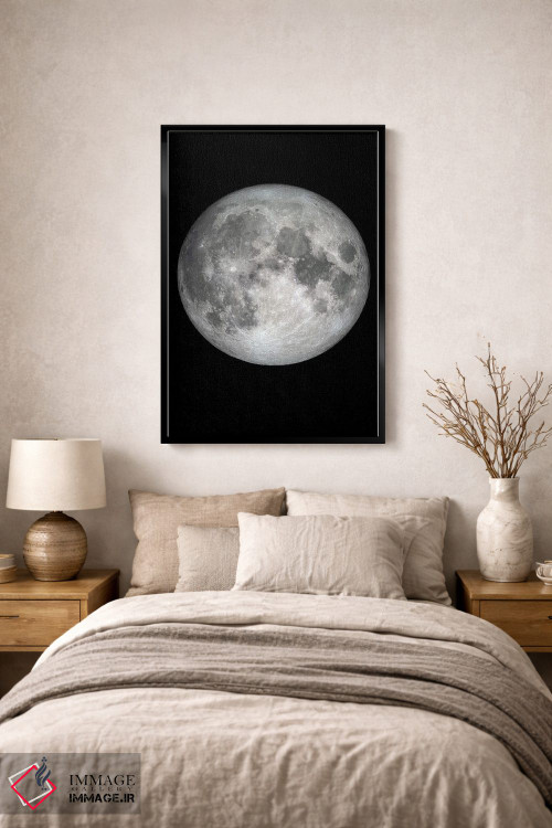 تابلو دکوراتیو ماه اثر دیزاین فابریکن - D2B