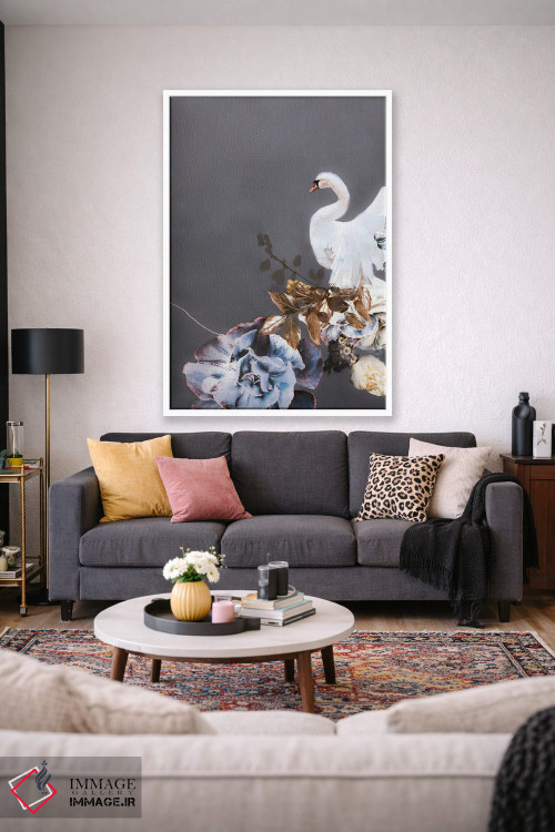 تابلو دکوراتیو قوی طلایی ۲ اثر دیزاین فابریکن - D1W