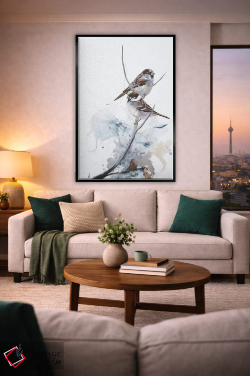 تابلو دکوراتیو کنجکاوی ۱ اثر دیزاین فابریکن - D3B