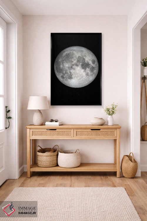 تابلو دکوراتیو ماه اثر دیزاین فابریکن - D6B