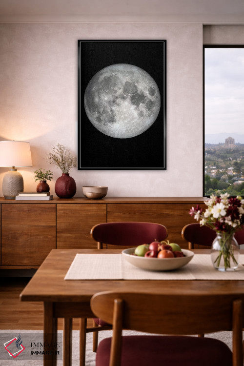 تابلو دکوراتیو ماه اثر دیزاین فابریکن - D5B