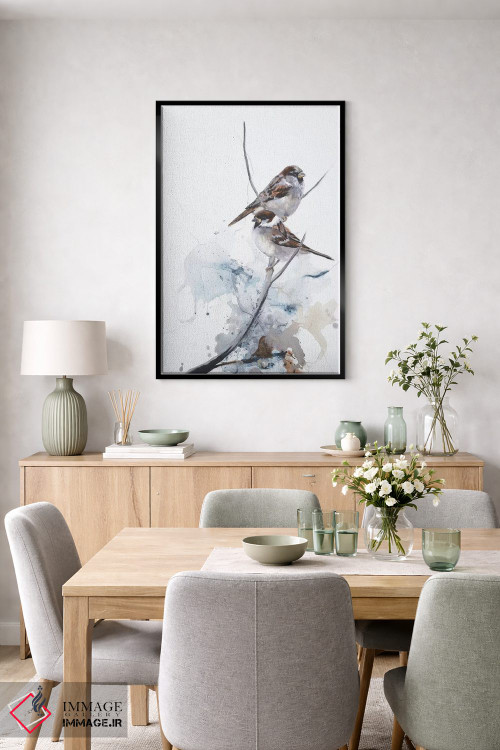 تابلو دکوراتیو کنجکاوی ۱ اثر دیزاین فابریکن - D6B