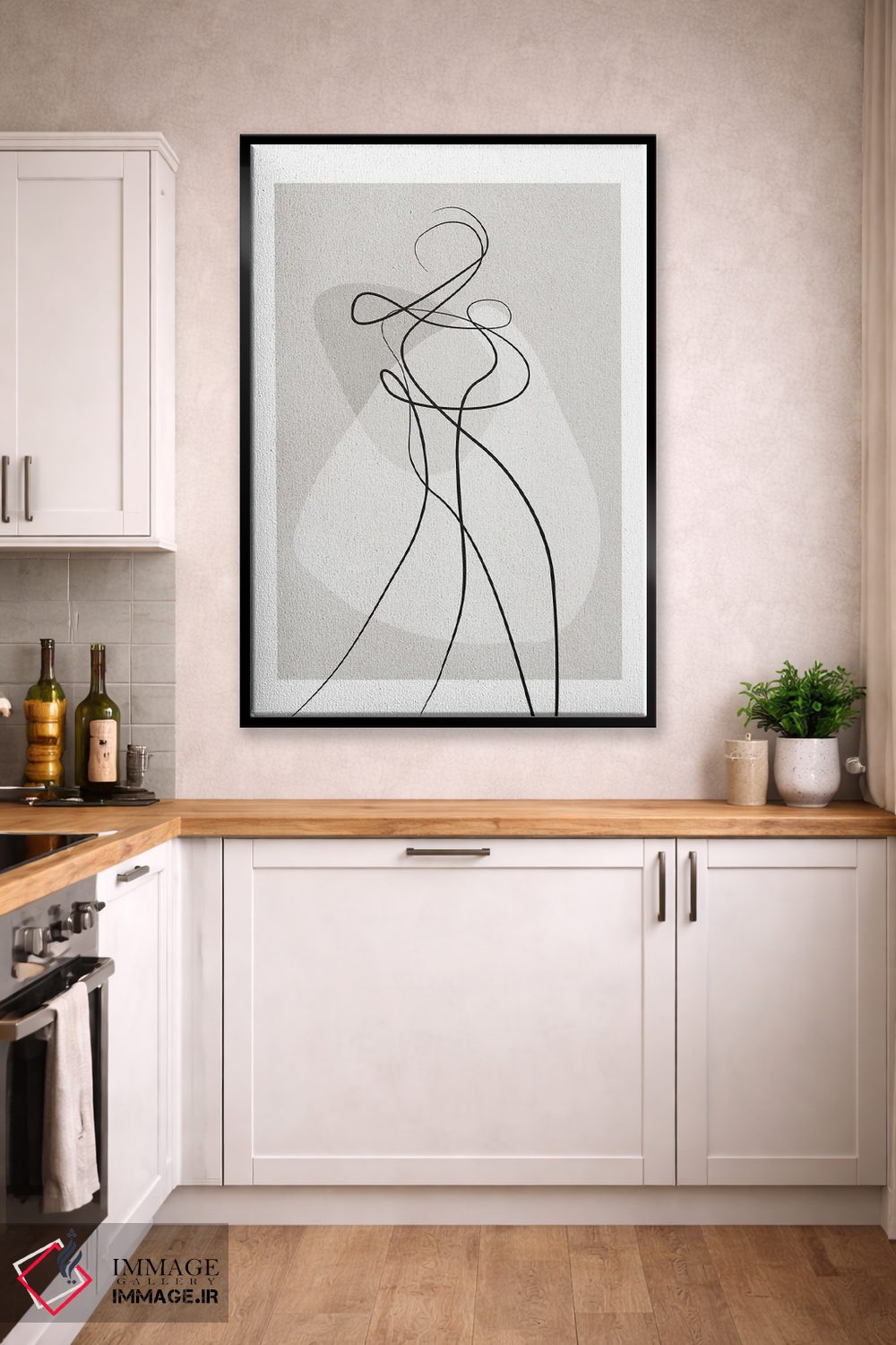 تابلو مینیمال شکل تو ۴ اثر دیزاین فابریکن - D2B