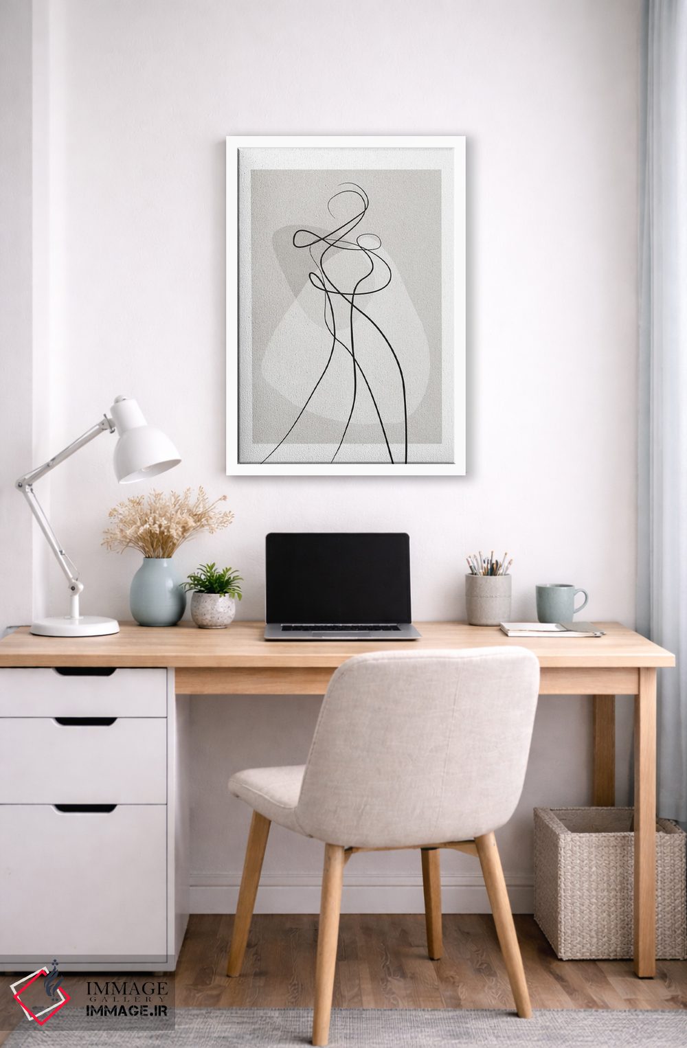 تابلو مینیمال شکل تو ۴ اثر دیزاین فابریکن - D4W