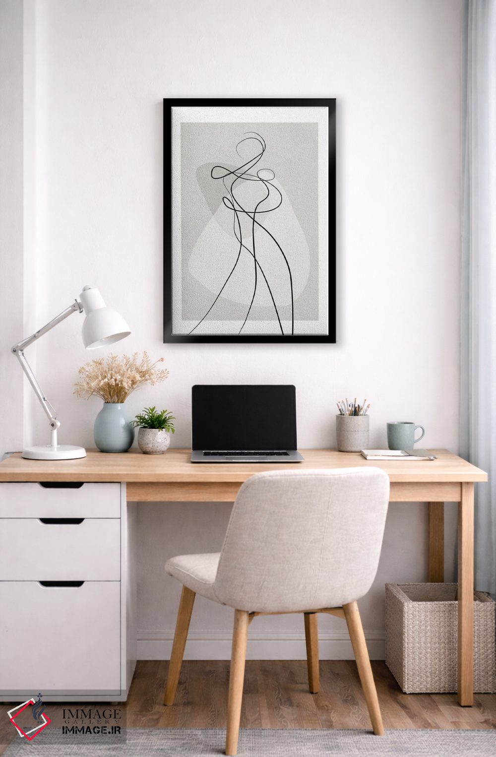 تابلو مینیمال شکل تو ۴ اثر دیزاین فابریکن - D5B