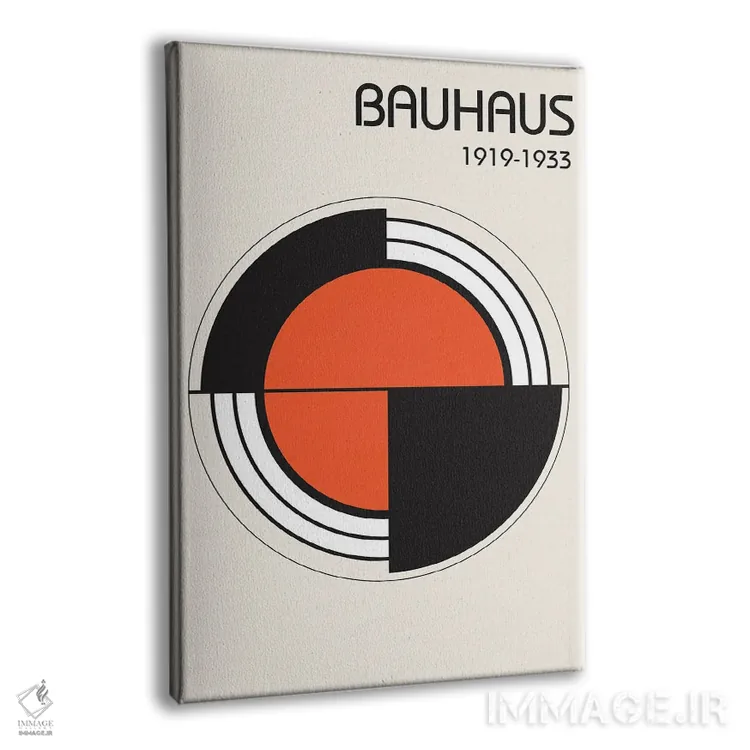 تابلو مدرن باوهاوس ۱ اثر دیزاین فابریکن - نمای پرسپکتیو محصول