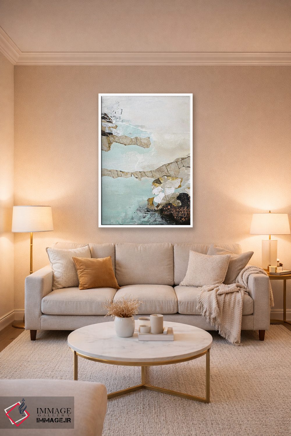 تابلو مینیمال اثر هنری ۱ - D2W