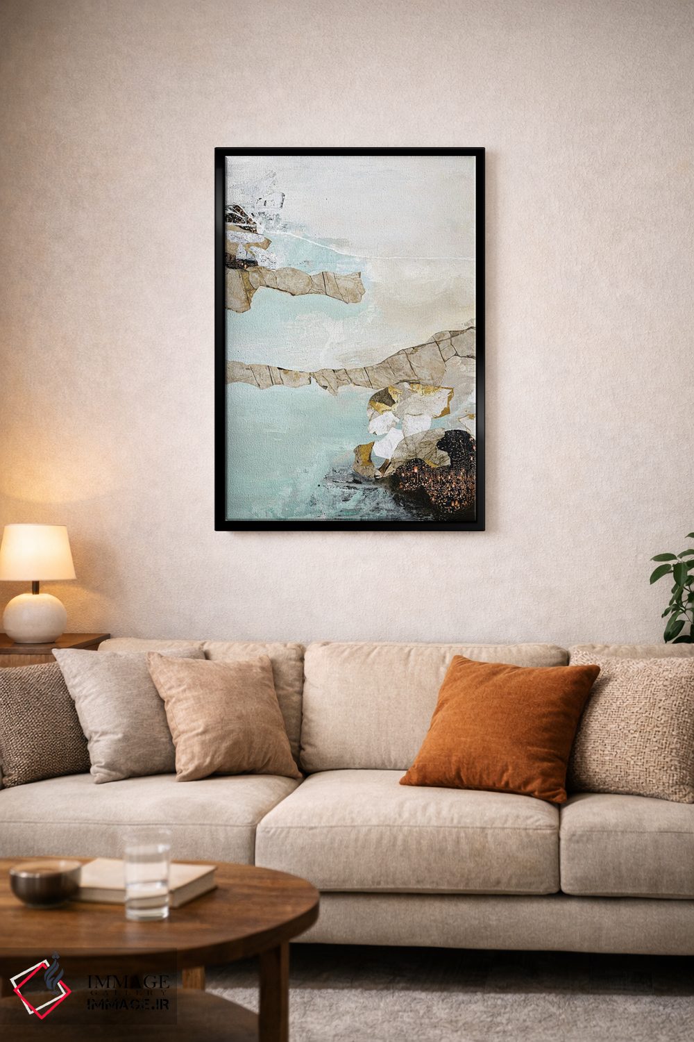 تابلو مینیمال اثر هنری ۱ - D3B