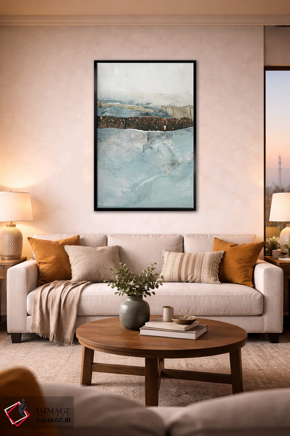 تابلو مینیمال اثر هنری ۲ - D2B