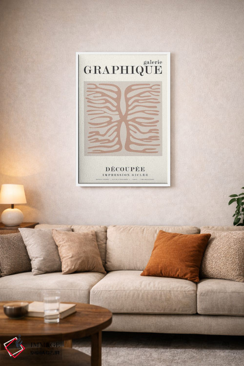 تابلو دکوراتیو گرافیک ۹ اثر دیزاین فابریکن - D3W