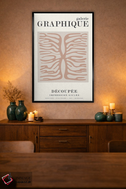 تابلو دکوراتیو گرافیک ۹ اثر دیزاین فابریکن - D2B