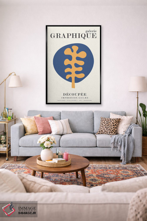 تابلو دکوراتیو گرافیک ۷ اثر دیزاین فابریکن - D1B