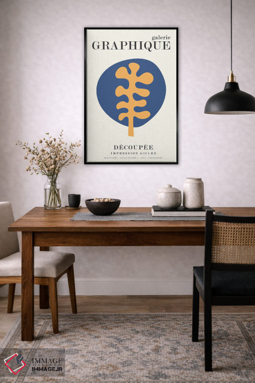 تابلو دکوراتیو گرافیک ۷ اثر دیزاین فابریکن - D6B