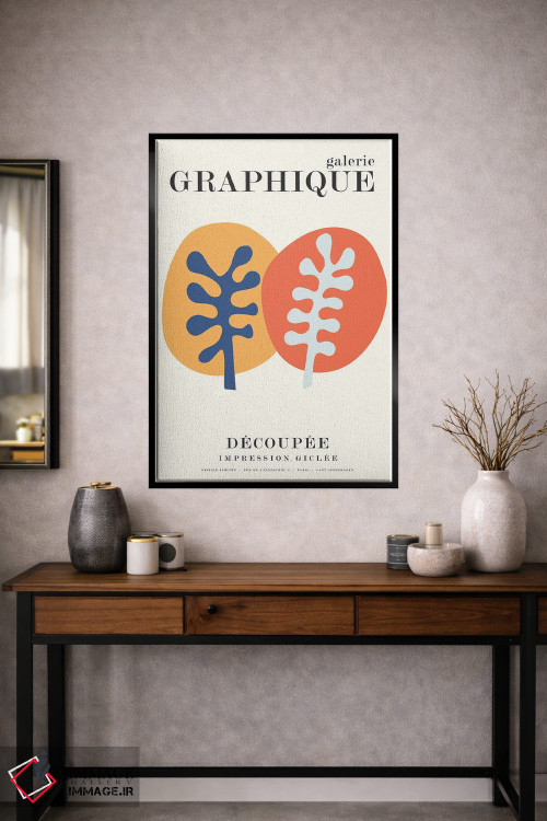 تابلو دکوراتیو گرافیک ۸ اثر دیزاین فابریکن - D2B