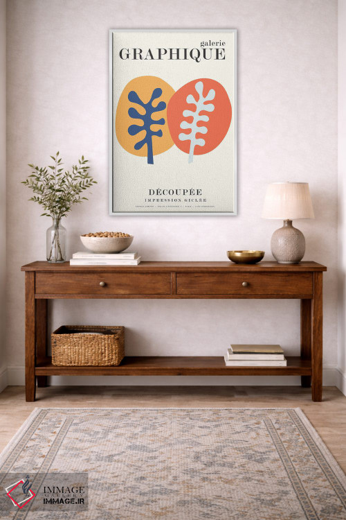 تابلو دکوراتیو گرافیک ۸ اثر دیزاین فابریکن - D3W