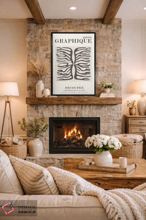 تابلو دکوراتیو گرافیک ۱۰ اثر دیزاین فابریکن - D2B