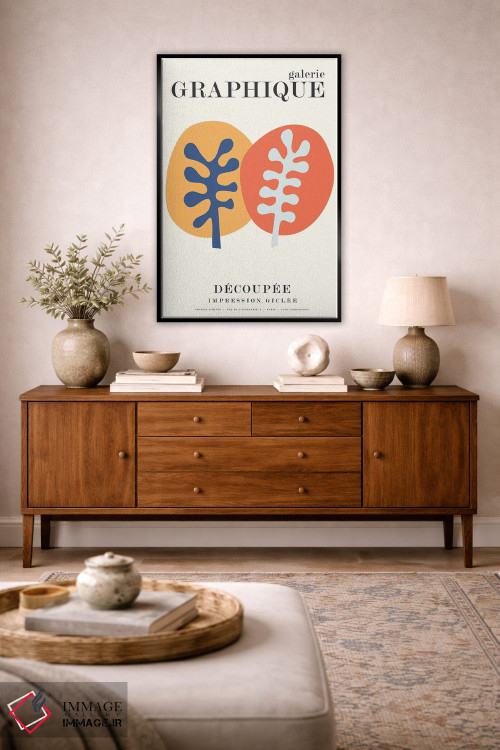 تابلو دکوراتیو گرافیک ۸ اثر دیزاین فابریکن - D4B