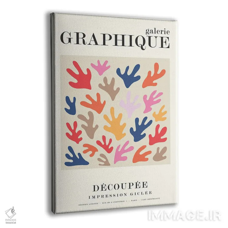 تابلو دکوراتیو گرافیک ۱۲ اثر دیزاین فابریکن - نمای پرسپکتیو محصول