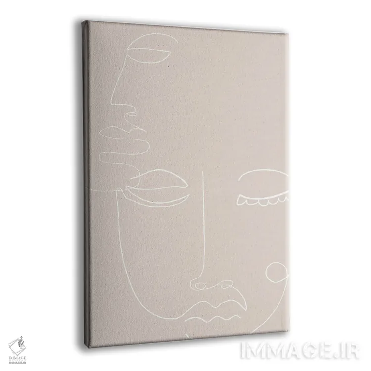 تابلو مینیمال لحظه ها ۱ اثر دیزاین فابریکن - نمای پرسپکتیو محصول