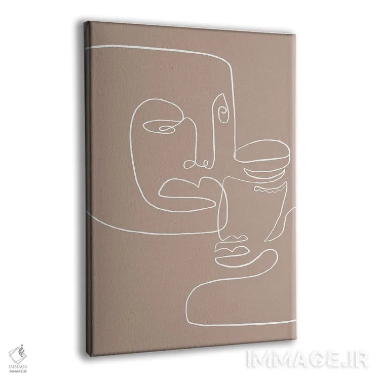 تابلو مینیمال لحظه ها ۲ اثر دیزاین فابریکن - نمای پرسپکتیو محصول