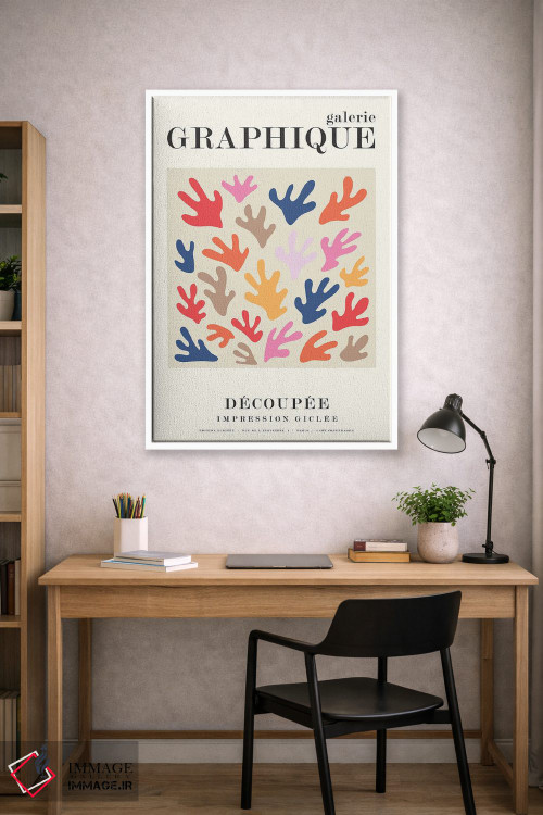 تابلو دکوراتیو گرافیک ۱۲ اثر دیزاین فابریکن - D1W