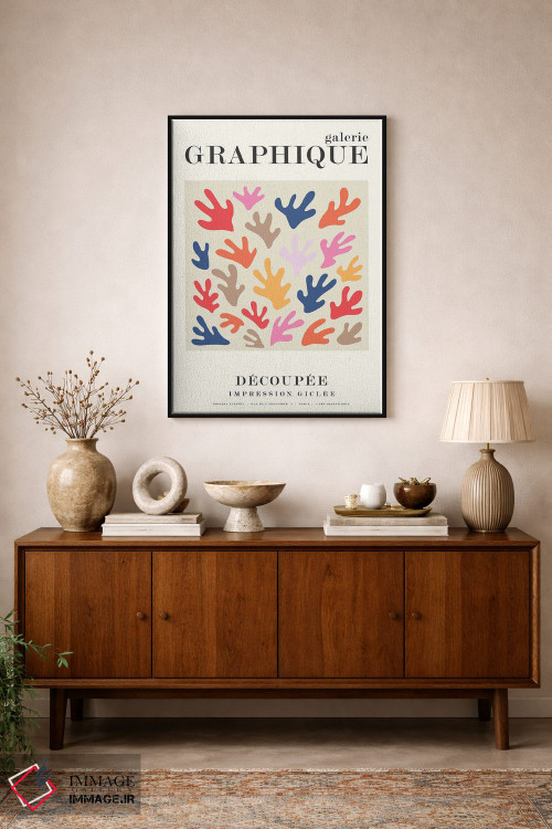 تابلو دکوراتیو گرافیک ۱۲ اثر دیزاین فابریکن - D2B