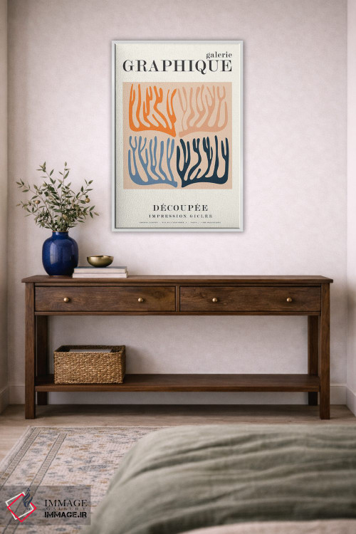 تابلو دکوراتیو گرافیک ۱۱ اثر دیزاین فابریکن - D3W