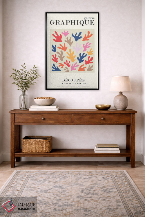 تابلو دکوراتیو گرافیک ۱۲ اثر دیزاین فابریکن - D4B