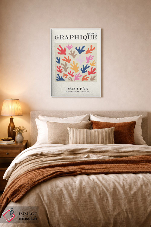 تابلو دکوراتیو گرافیک ۱۲ اثر دیزاین فابریکن - D5W