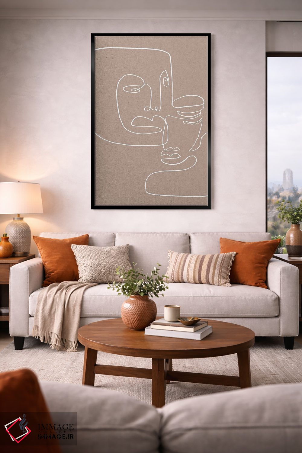 تابلو مینیمال لحظه ها ۲ اثر دیزاین فابریکن - D1B