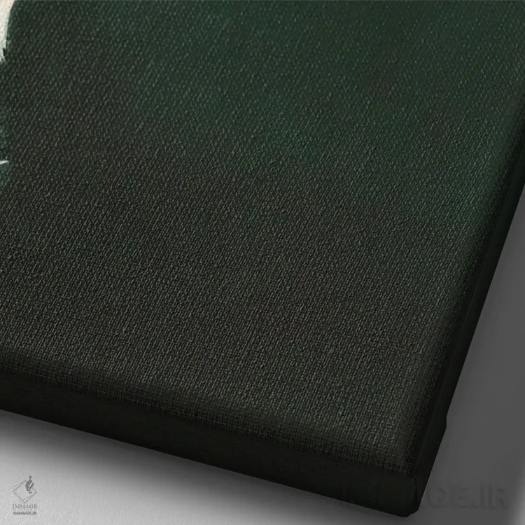 تابلو مدرن مد حیوانات خانگی ۱ اثر دیزاین فابریکن - نمای نزدیک بافت بوم