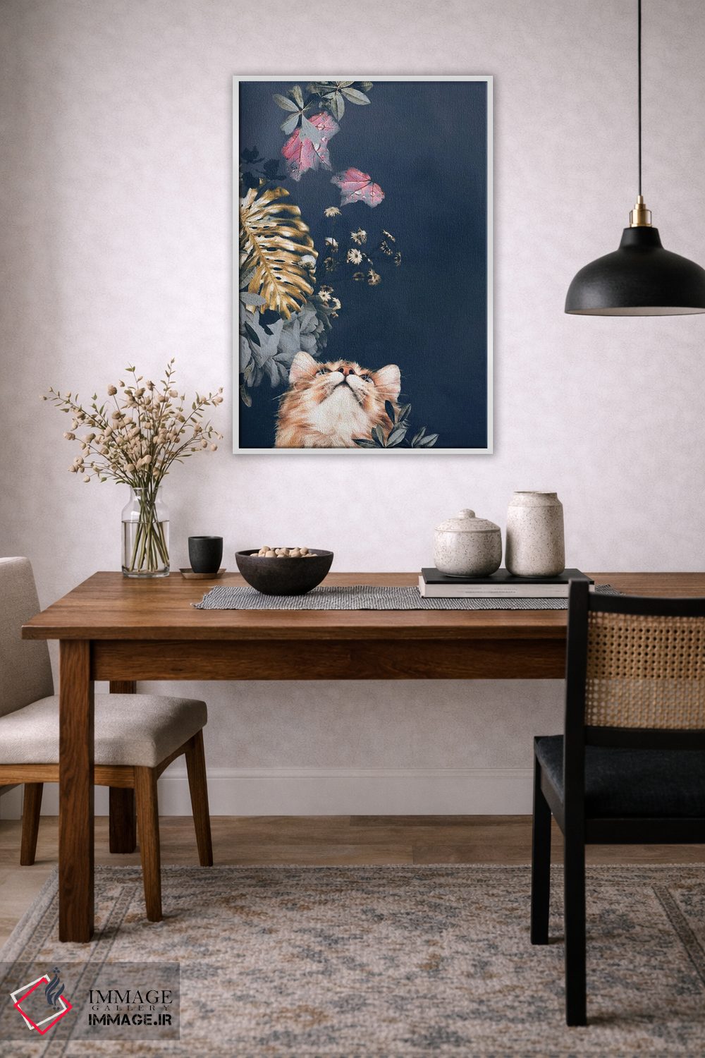 تابلو مدرن مد حیوانات خانگی ۳ اثر دیزاین فابریکن - D2W