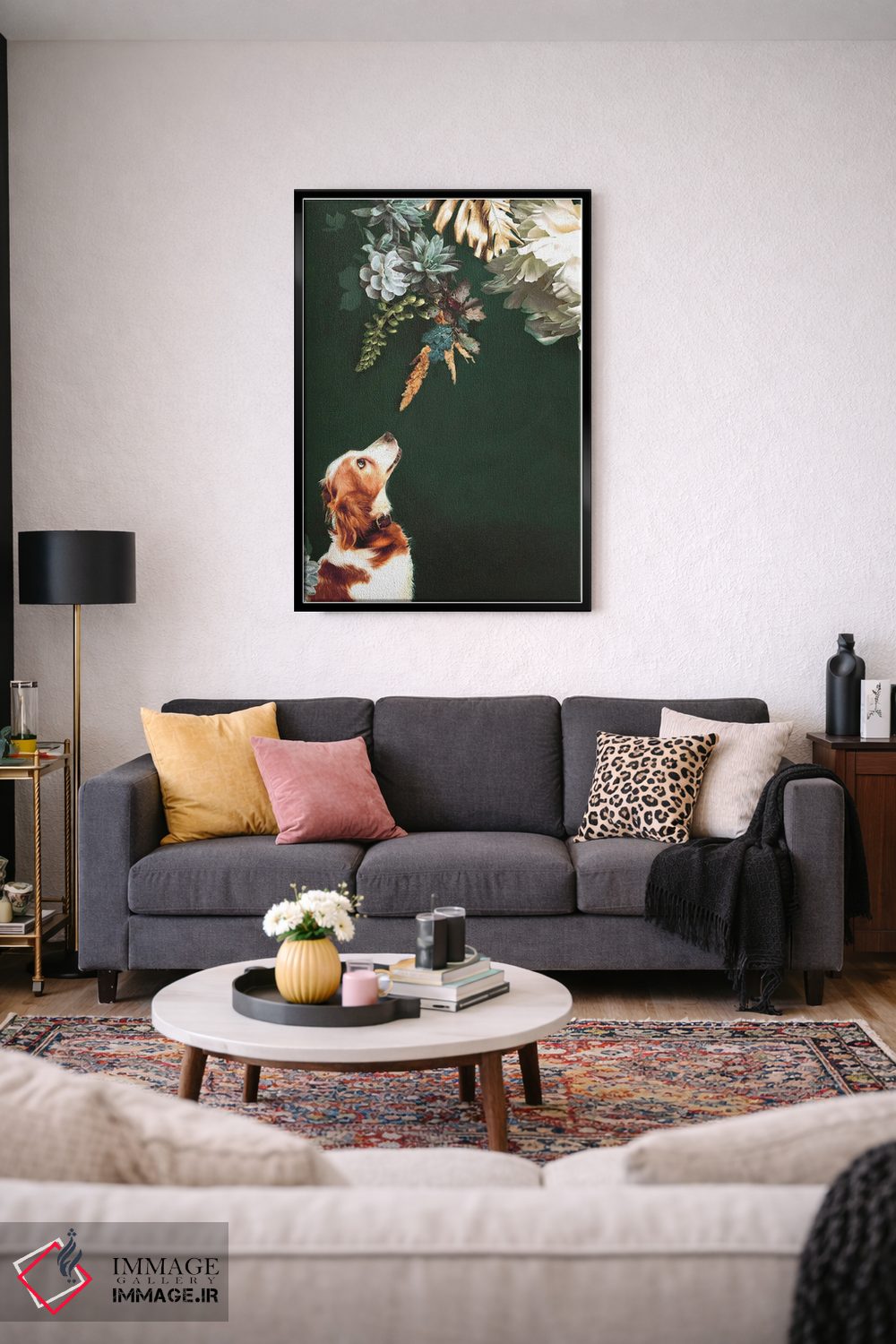 تابلو مدرن مد حیوانات خانگی ۱ اثر دیزاین فابریکن - D3B