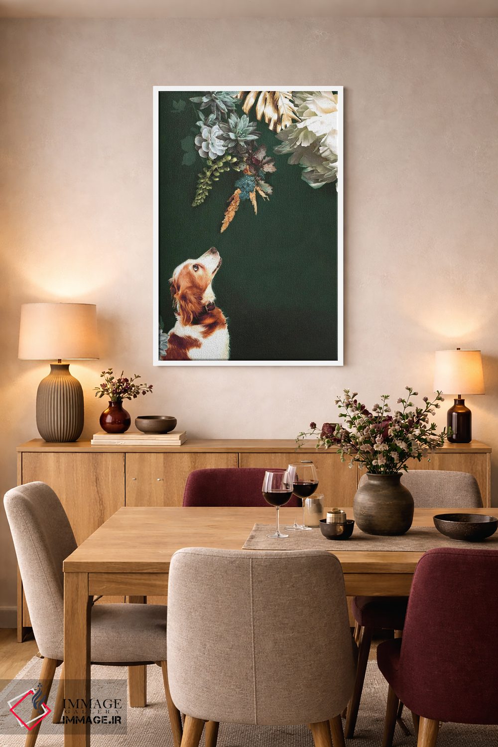 تابلو مدرن مد حیوانات خانگی ۱ اثر دیزاین فابریکن - D6W