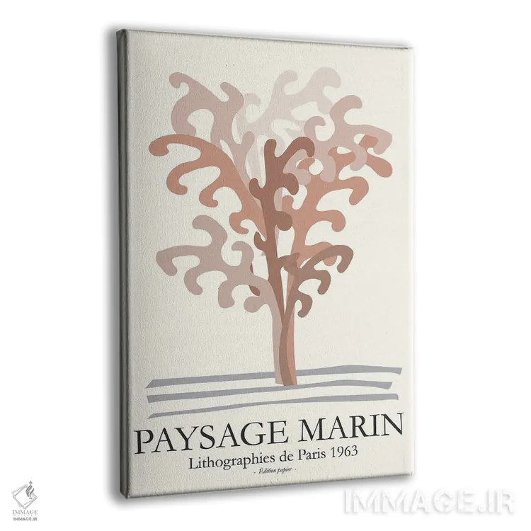 تابلو دکوراتیو مناظر دریایی ۴ اثر دیزاین فابریکن - نمای پرسپکتیو محصول